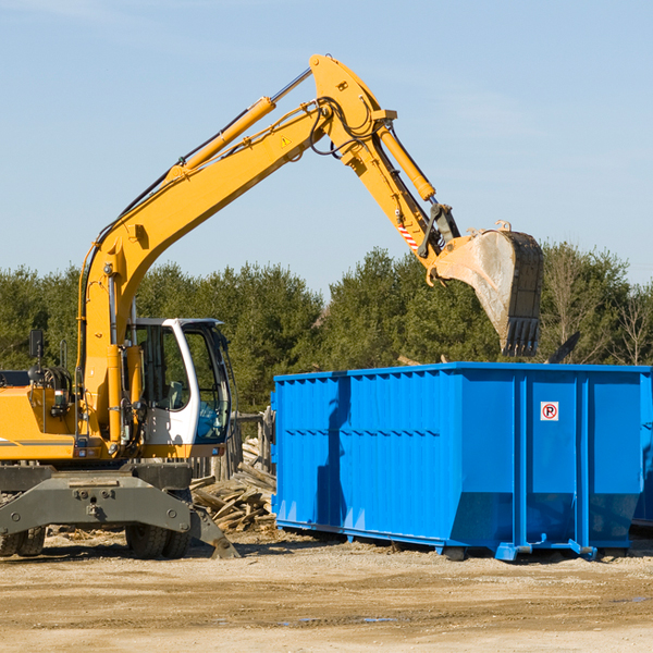 can i rent a residential dumpster for a construction project in Wilmot